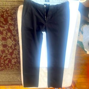 BOSS HUGO BOSS Stretch Slim Fit black trousers US 30R